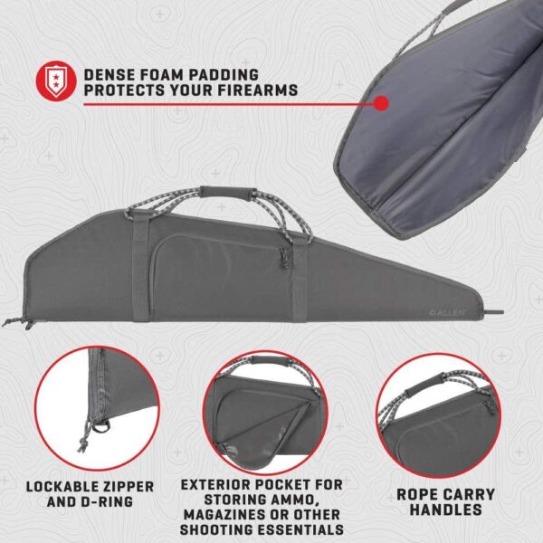 Allen Rollins Rifle Case 46" Grey - Precision Shot Firearms