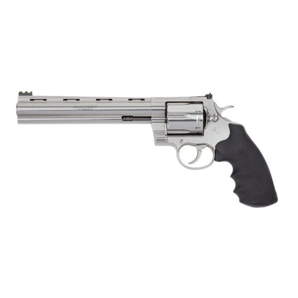 Colt Target Anaconda Handgun .44 Rem Mag 6rd Capacity 8" Barrel Stainless Steel Frame Hogue Rubber Grip - Precision Shot Firearms
