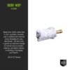 Breakthrough Clean Technologies Bore Mop Cleaning Swabs 12 ga White - Precision Shot Firearms