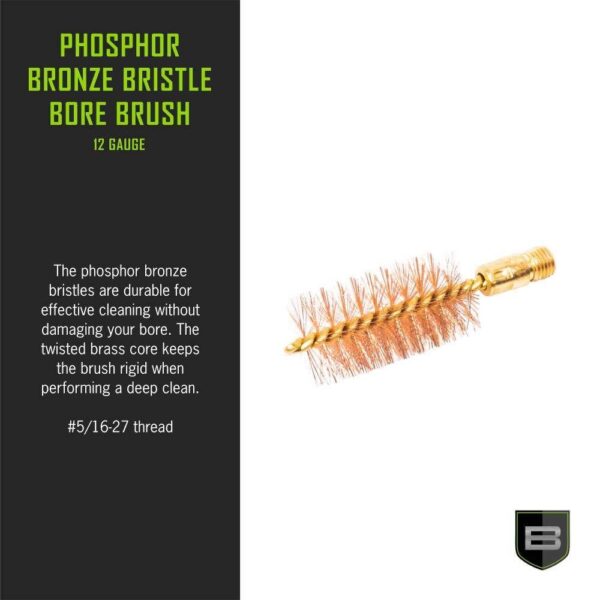 Breakthrough Clean Technologies Phosphorus Bronze Bristle Bore Brush 12 ga - Precision Shot Firearms
