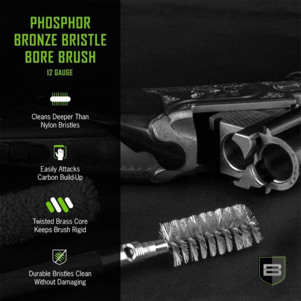 Breakthrough Clean Technologies Phosphorus Bronze Bristle Bore Brush 12 ga - Precision Shot Firearms