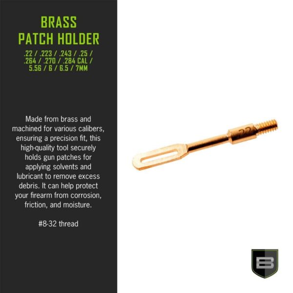 Breakthrough Clean Technologies Brass Patch Holder .22-.45 Cal - Precision Shot Firearms