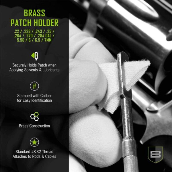Breakthrough Clean Technologies Brass Patch Holder .22-.45 Cal - Precision Shot Firearms
