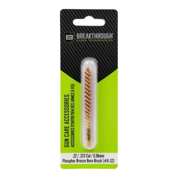 Breakthrough Clean Technologies Phosphorus Bronze Bristle Bore Brush .22/.223/5.56mm - Precision Shot Firearms