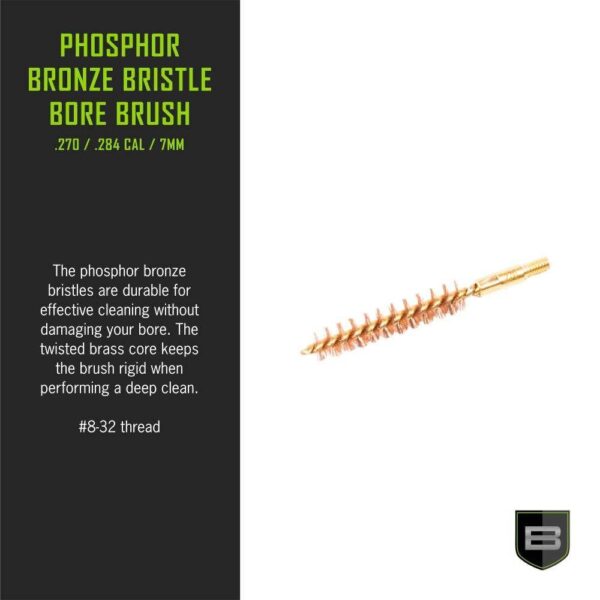 Breakthrough Clean Technologies Phosphorus Bronze Bristle Bore Brush 270/.284/7mm - Precision Shot Firearms
