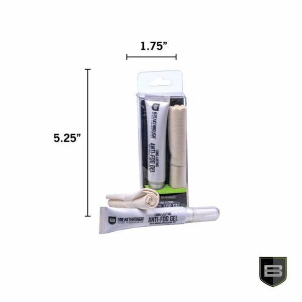 Breakthrough Clean Technologies Anti-Fog Lens Gel Kit with Cloth - Precision Shot Firearms