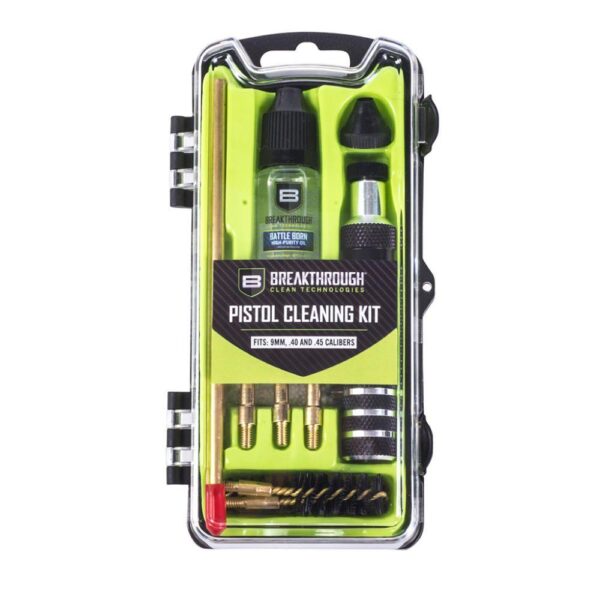 Breakthrough Clean Technologies Vision Series Handgun Cleaning Kit .357/.38/.40/.44/.45 Cal - Precision Shot Firearms