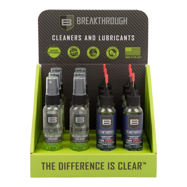 Allen Breakthrough Clean Technologies Cleaner and Lubricant Mini 12 Pack Display - Precision Shot Firearms