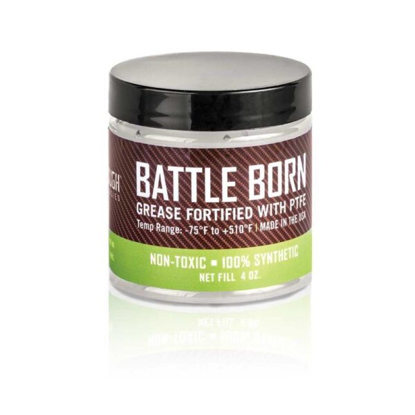 Breakthrough Clean Technologies Battle Born Grease with PTFE 4 oz Jar Clear - Precision Shot Firearms