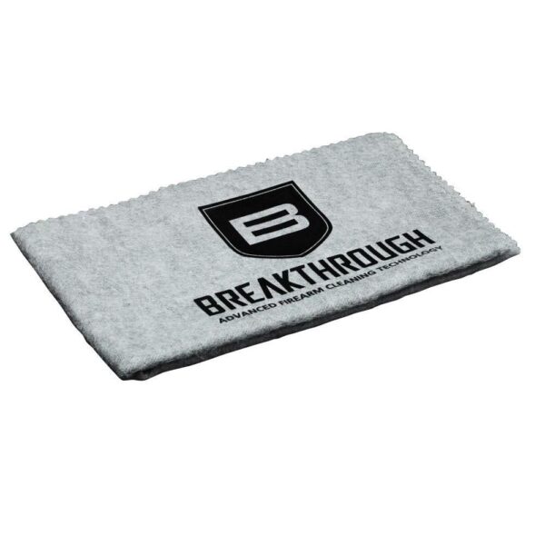 Breakthrough Clean Technologies Weather-Proof Cotton Silicon Gun Cloth 14" x 12" Grey - Precision Shot Firearms