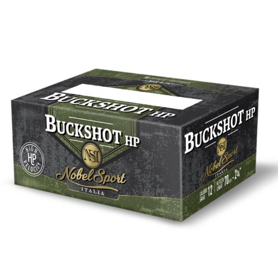 Noble Sport Buckshot Law Enforcement Shotshells 12 ga 2-3/4" 9 pellet 1200 fps #00 10/ct - Precision Shot Firearms