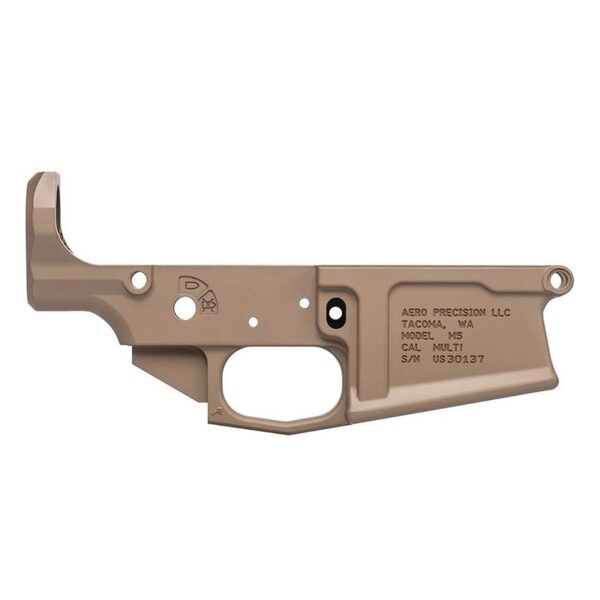 Aero Precision M5 Stripped Lower Receiver - FDE Cerakote - Precision Shot Firearms
