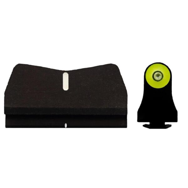 XS Sight DXW2 Big Dot Sight for Glock Suppressor Hgt 17 19 22-24 26 27 31-36 - Yellow - Precision Shot Firearms