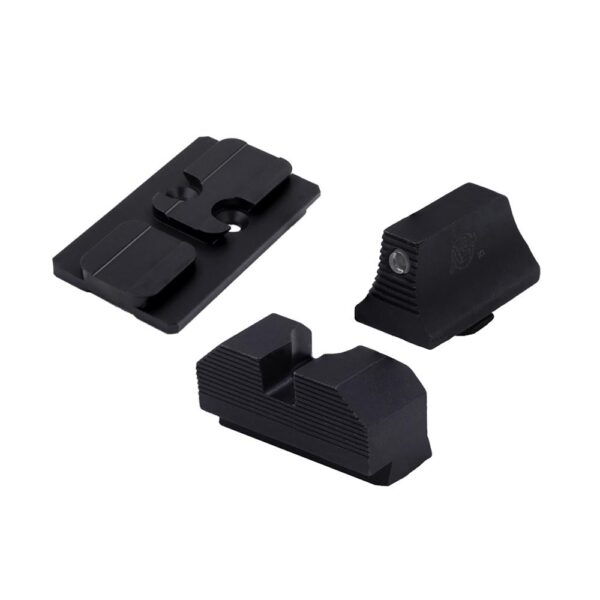 XS Sights Glock MOS Optic Mount Bundle for Glock ACRO Tritium Black - Precision Shot Firearms