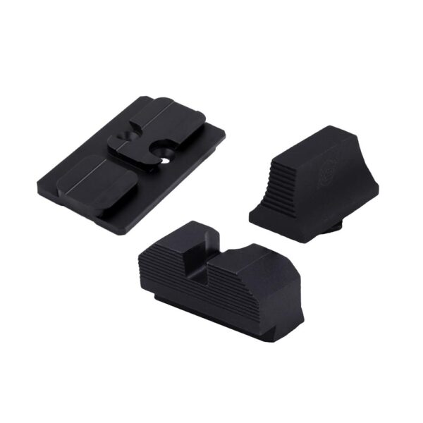 XS Sights Glock MOS Optic Mount Bundle for Glock ACRO Non Tritium Black - Precision Shot Firearms