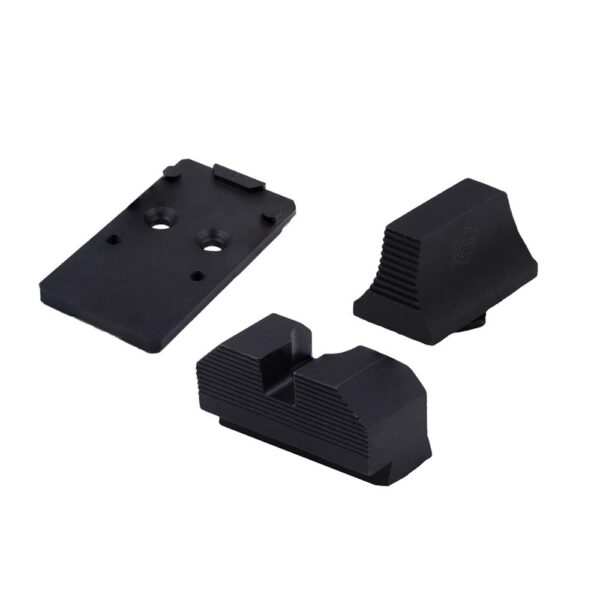 XS Sights Glock MOS Optic Mount Bundle for Glock RMR Non Tritium Black - Precision Shot Firearms