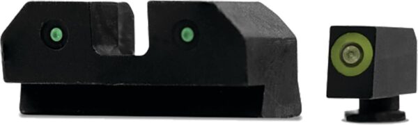 XS Sight Systems RDE Night Sights Green - Glock 17 19 22-24 26 27 31-36 38 - Precision Shot Firearms