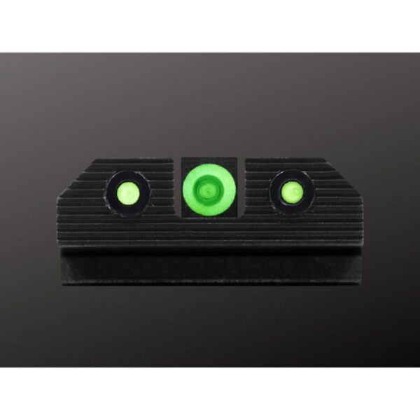 XS Sight Systems R3D 2.0 Night Sights for Glock 42/43/43x/48 Green Front with Black Rear - Precision Shot Firearms