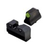 XS Sight Systems R3D 2.0 Suppressor Height Night Sights for Glock 20/21/29/30/30S/37/41 Green Front with Black Rear - Precision Shot Firearms
