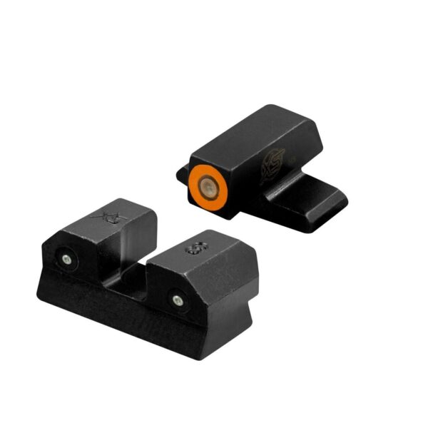XS Sights R3D Night Sights Orange for Springfield HellCat OSP XD-S OSP - Precision Shot Firearms