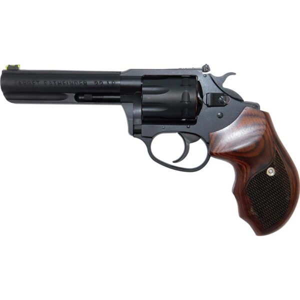 Charter Arms Pathfinder Lite Handgun .22 LR 8rd Capacity 4.2" Barrel Black with Wood Grip - Precision Shot Firearms