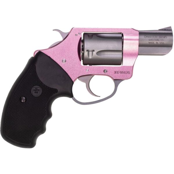 Charter Arms Pink Lady Handgun .38 Spl 5rd Capacity 2" Barrel Pink with Full Black Grip - Precision Shot Firearms