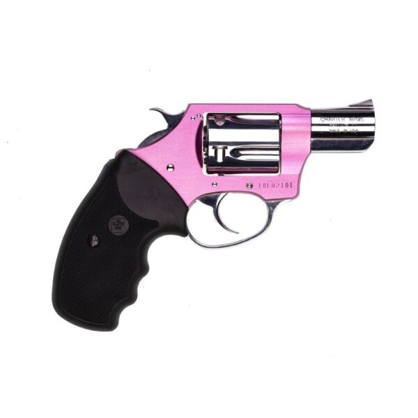 Charter arms Chic Lady Handgun .38 Spl 5rd Capacity 2" Barrel Pink with Black Compact Grip REFURBISHED - Precision Shot Firearms