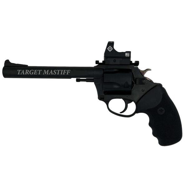 Charter Arms Target Mastiff Handgun 9mm Luger 5rd Magazine 6" Barrel Black with Optic - Precision Shot Firearms