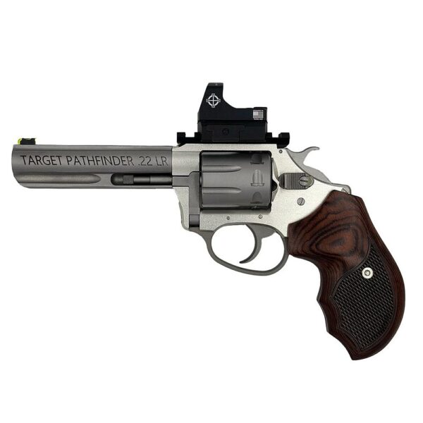 Charter Arms Target Pathfinder Handgun .22 LR 8rd Capacity 4.2" Barrel Black - Precision Shot Firearms