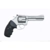 Charter Arms .357 Mag Pug Handgun .357 Mag 5rd Capacity 4.2" Barrel Silver with Full Size Black Grip REFURBISHED - Precision Shot Firearms