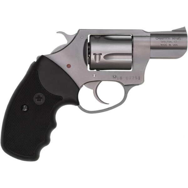 Charter Arms Undercover Full Size Handgun .38 Spl 5rd Capacity 2" Barrel Silver with Black Grip - Refurbished - Precision Shot Firearms