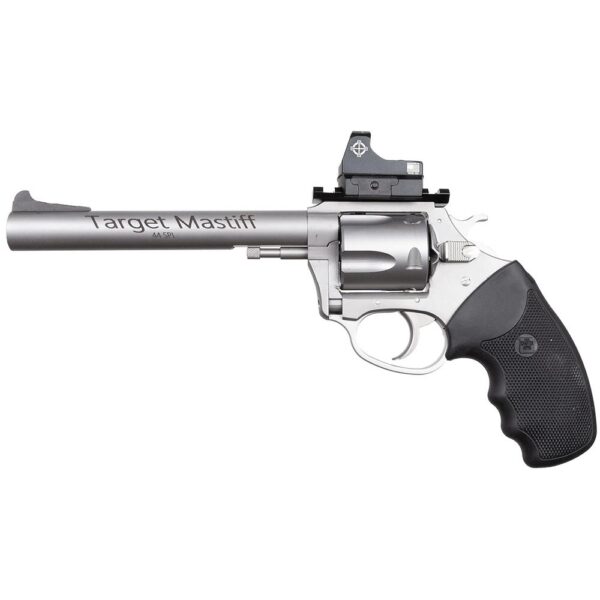 Charter Arms Target Mastiff Handgun .44 Spl 5rd Magazine 6" Barrel Stainless with Optic - Precision Shot Firearms
