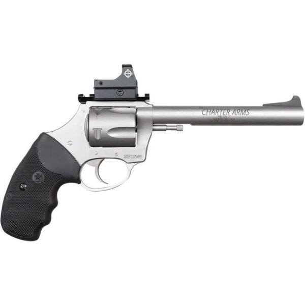 Charter Arms Target Mastiff Handgun .44 Spl 5rd Magazine 6" Barrel Stainless with Optic - Precision Shot Firearms