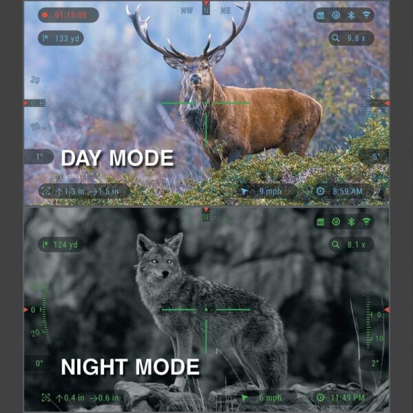 ATN X-Sight-4k 3-14x Smart HD Day/Night Vision Rifle Scope - Mossy Oak Elements Terra - Precision Shot Firearms