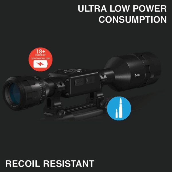 ATN X-Sight-4k 3-14x Smart HD Day/Night Vision Rifle Scope - Mossy Oak Elements Terra - Precision Shot Firearms