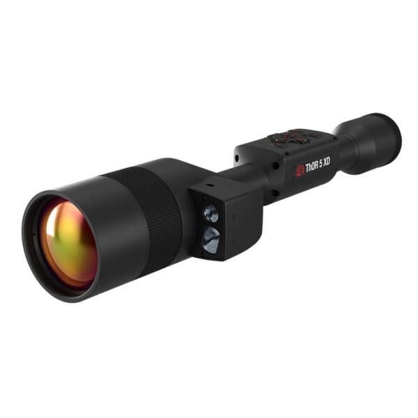 ATN Thor 5 XD Thermal Rifle Scope 3-30x 1280x1024 12 Micron Black with Laser Rangefinder - Precision Shot Firearms