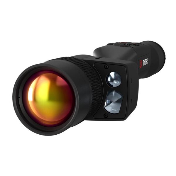 ATN Thor 5 LRF Thermal Rifle Scope 4-32x 640x480 12 Micron Black - Precision Shot Firearms
