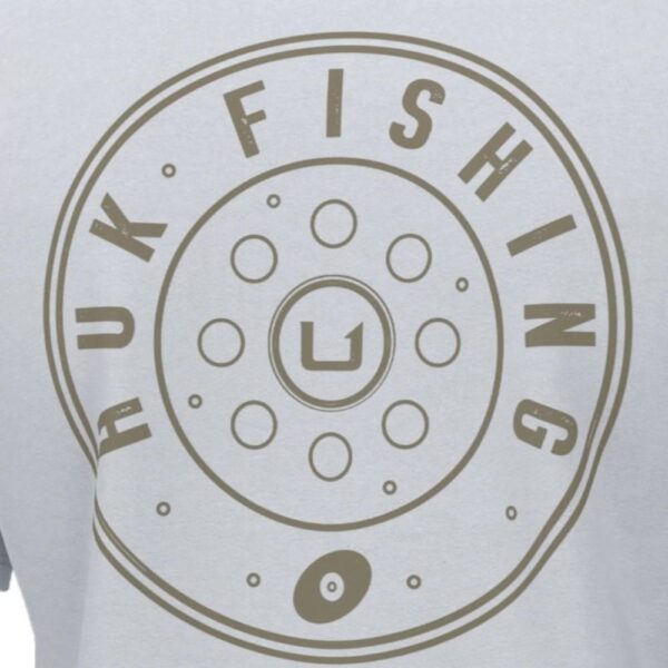 Huk Reel On Short Sleeve Shirt White S - Precision Shot Firearms