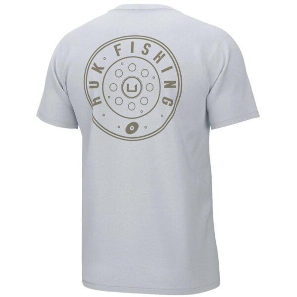 Huk Reel On Short Sleeve Shirt White S - Precision Shot Firearms