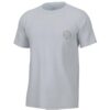 Huk Reel On Short Sleeve Shirt White S - Precision Shot Firearms