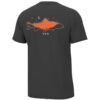 Huk Moon Trout Short Sleeve Shirt Volcanic Ash S - Precision Shot Firearms