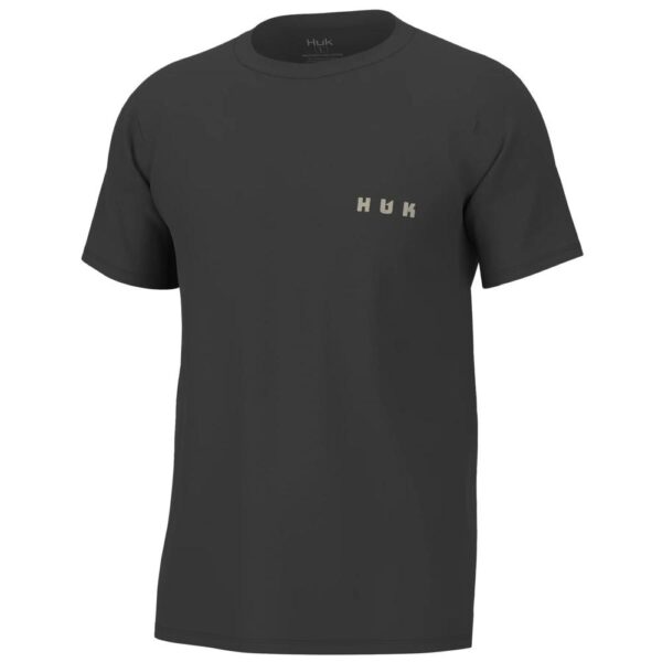 Huk Moon Trout Short Sleeve Shirt Volcanic Ash S - Precision Shot Firearms
