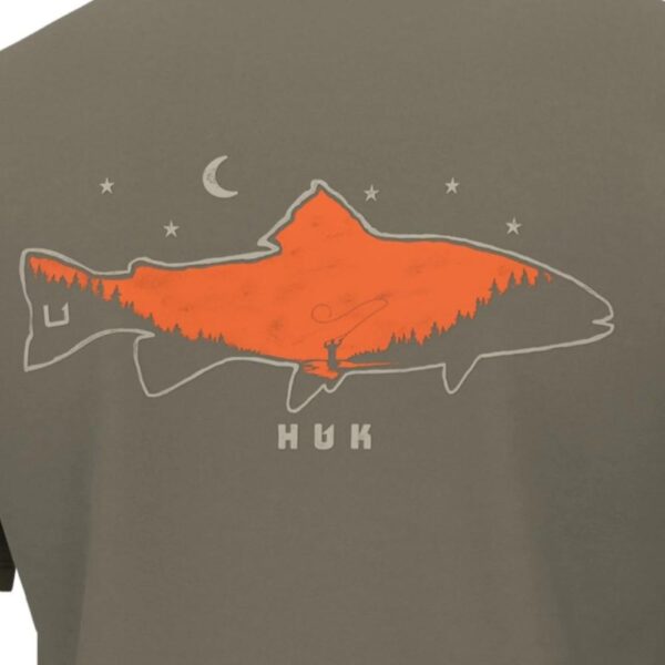 Huk Moon Trout Short Sleeve Shirt Overland Trek S - Precision Shot Firearms