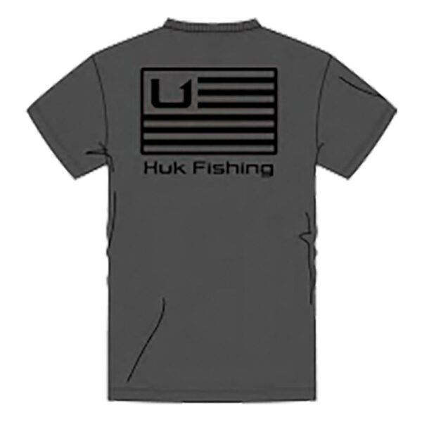 Huk Huk and Bars Short Sleeve Shirt Volcanic Ash XL - Precision Shot Firearms