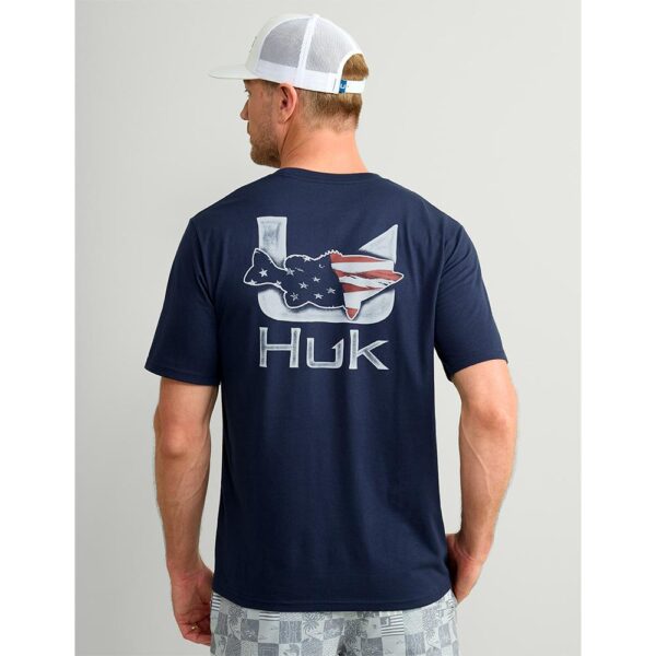 Huk Fish Flag Short Sleeve Shirt Naval Academy 3XL - Precision Shot Firearms