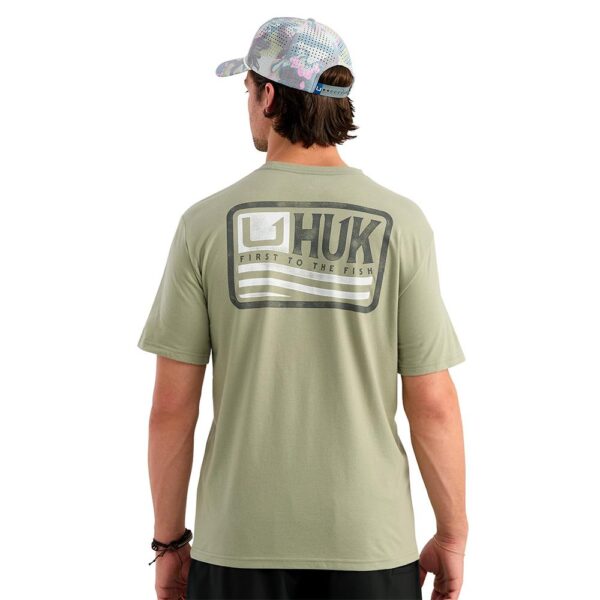 Huk Born Wave Short Sleeve Shirt Seagrass 2XL - Precision Shot Firearms