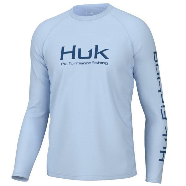 Huk Vented Pursuit Long Sleeve Shirt Ice Water L - Precision Shot Firearms