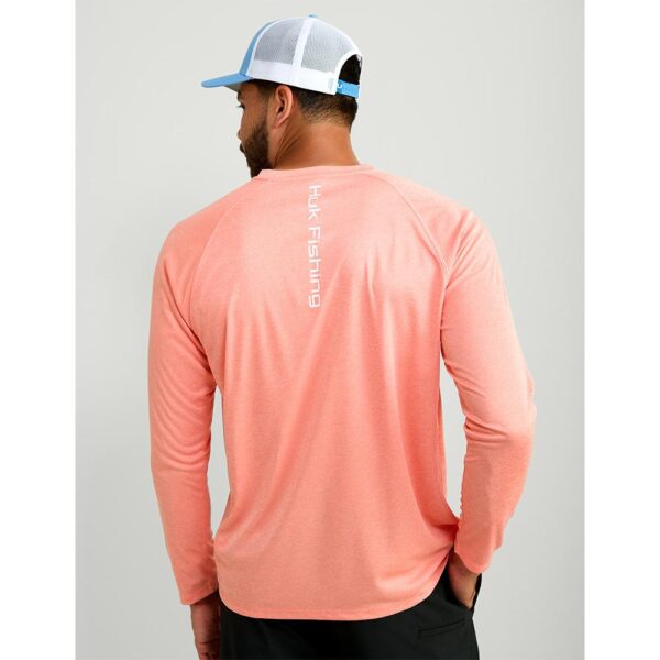 Huk Vented Pursuit Long Sleeve Shirt Fresh Salmon Heather 3XL - Precision Shot Firearms