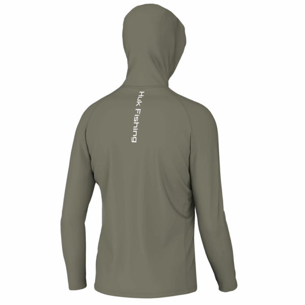 Huk Vented Pursuit Long Sleeve Hoodie Moss 2XL - Precision Shot Firearms