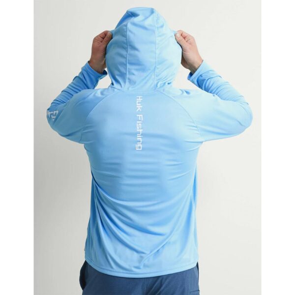 Huk Vented Pursuit Long Sleeve Hoodie Marolina Blue 3XL - Precision Shot Firearms